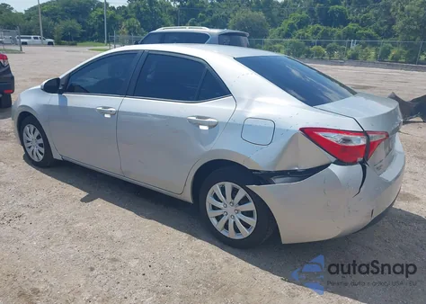 2015 Toyota Corolla Le из США, поврежденный, VIN 5YFBURHE4FP265293